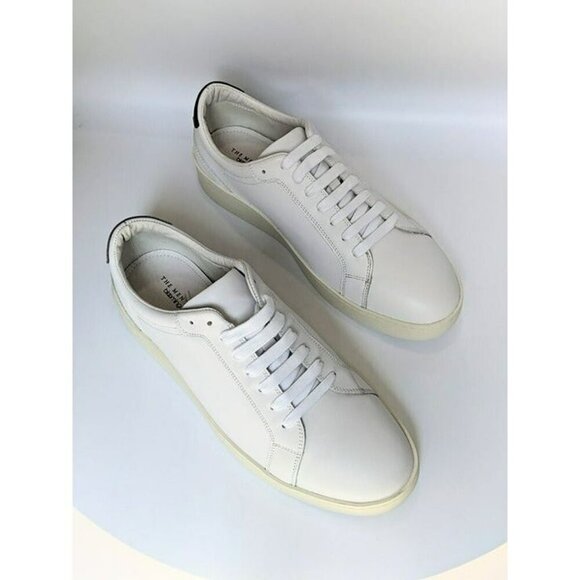NWT The Men's Store at Bloomingdale's Low Top Sneakers White Size 10 MSRP $175 - Picture 4 of 8